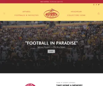 Outbackbowlgear.com(Tampa Bay Bowl Store) Screenshot