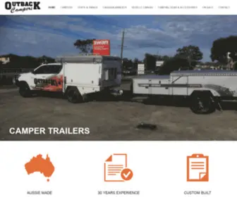 Outbackcampers.com.au(Outback Campers) Screenshot