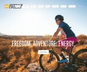 Outbackcycling.com(Bike Tourism in Alice Springs & Uluru) Screenshot