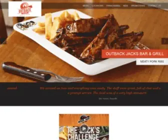 Outbackjacks.com.au(Outback Jacks Bar & Grill) Screenshot