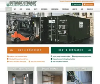 Outbackstoragecontainers.com(Outback Storage Containers) Screenshot