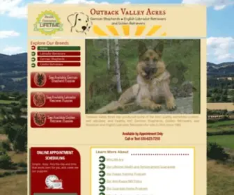 Outbackvalleyacres.com(Outback Valley Acres Dog Breeder) Screenshot