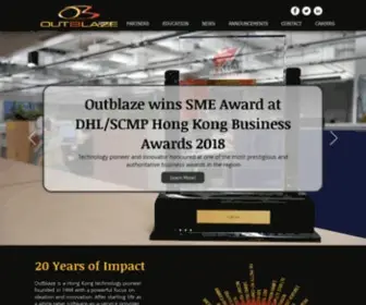 Outblaze.com(Outblaze develops and) Screenshot