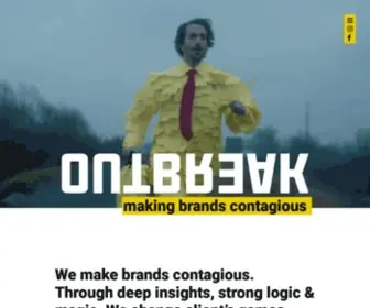 Outbreak.cz(Making brands contagious) Screenshot
