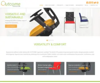 Outcomeworkplace.com(OUTCOME Seating) Screenshot