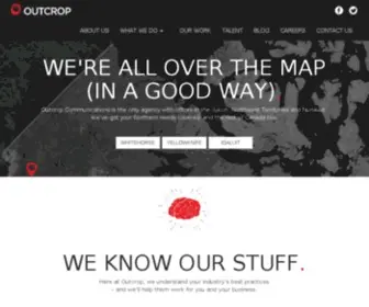 Outcrop.com(Outcrop Communications) Screenshot