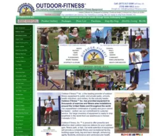 Outdoor-Fitness.com(The Brand Name and Industry Leader in Outdoor Fitness Equipment) Screenshot