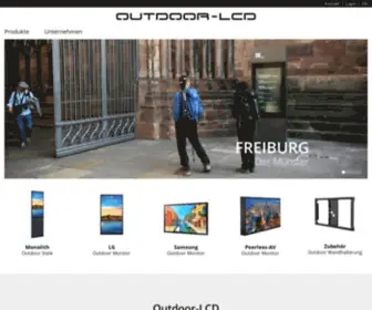 Outdoor-LCD.com(Outdoor LCD Systeme für jegliche Outdooreinsätze) Screenshot