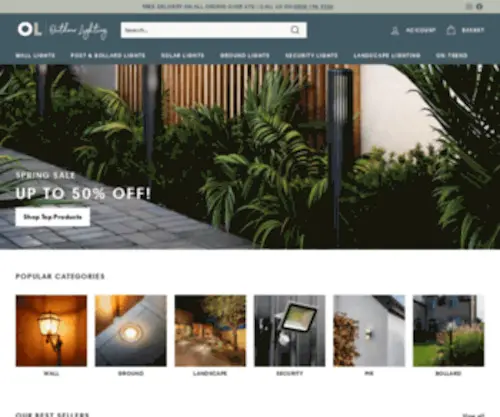 Outdoor-Lighting.co.uk(Outdoor Lighting Company) Screenshot