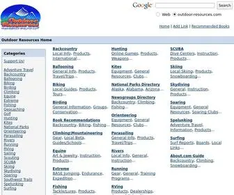 Outdoor-Resources.com(Outdoor Resources) Screenshot