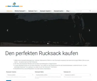 Outdoor-Rucksack.com(Rucksack Guide) Screenshot