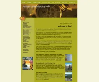 Outdooradventurecanada.com(Outdoor Adventure Canada) Screenshot