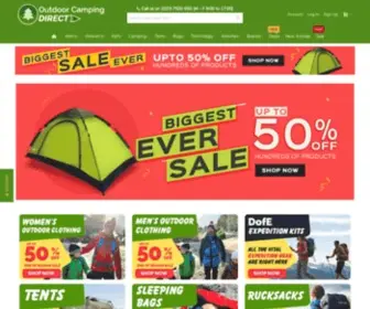 Outdoorcampingdirect.uk(Outdoor Camping Direct) Screenshot