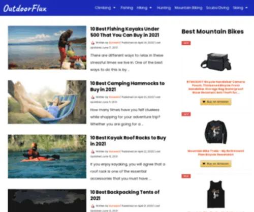 Outdoorflux.com(Outdoor Flux) Screenshot