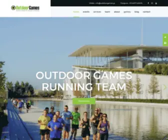 Outdoorgames.gr(Homepage) Screenshot