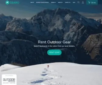 Outdoorgearo.com(Rent Outdoor Gear) Screenshot