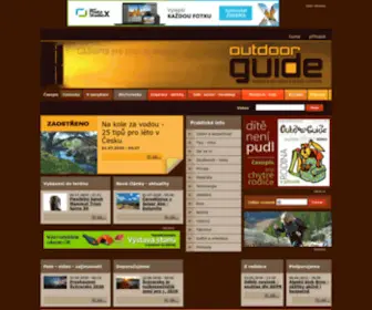 Outdoorguide.cz(Hlavní strana) Screenshot