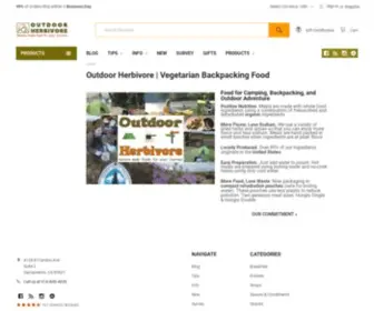 Outdoorherbivore.com(Vegetarian and Vegan Backpacking) Screenshot