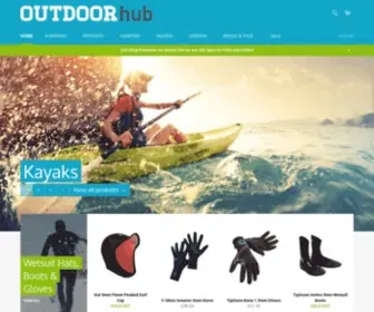 Outdoorhub.co.uk(The Outdoor Hub Online Store) Screenshot