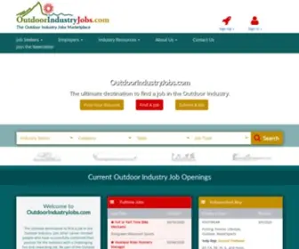 Outdoorindustryjobs.com(Outdoor Jobs and Careers in the Outdoor) Screenshot