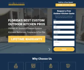 Outdoorkitchenflorida.com(The Bomb Shelter Outdoor Kitchen System) Screenshot