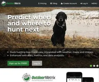 Outdoormetrix.com(A hunting and fishing performance) Screenshot