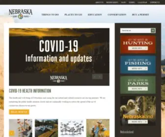 Outdoornebraska.gov(Nebraska Game and Parks Commission) Screenshot