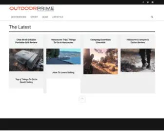 Outdoorprime.com(Adventure, Travel, & Fun Outdoors) Screenshot