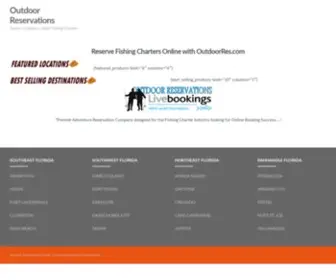 Outdoorres.com(Premier Adventure Booking Software) Screenshot