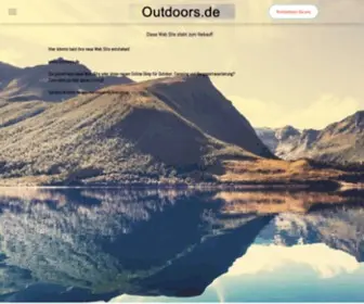 Outdoors.de(Outdoors) Screenshot
