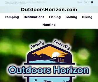 Outdoorshorizon.com(Your Online Outdoors Resource) Screenshot