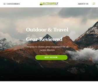 Outdoorsly.org(Start exploring better equipment for travel and outdoor) Screenshot