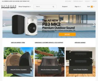 Outdoorspeakerdepot.com(Outdoor Speaker Depot) Screenshot