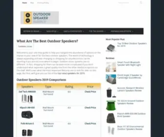 Outdoorspeakersupply.com(Best Outdoor Speakers for 2019) Screenshot
