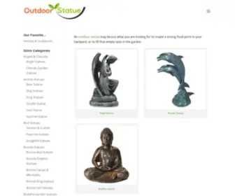 Outdoorstatue.net(Outdoor Statues) Screenshot