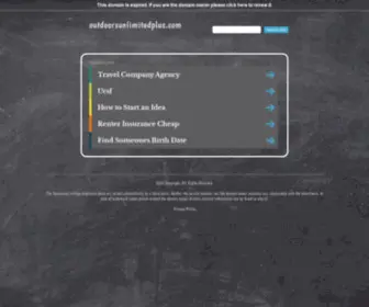 Outdoorsunlimitedplus.com(Create an Ecommerce Website and Sell Online) Screenshot
