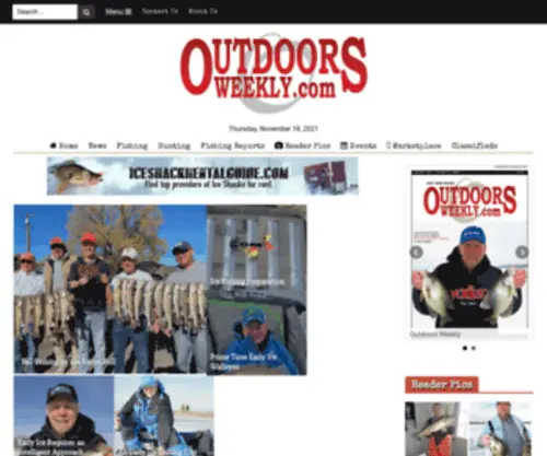 Outdoorsweekly.com(Outdoors Weekly) Screenshot