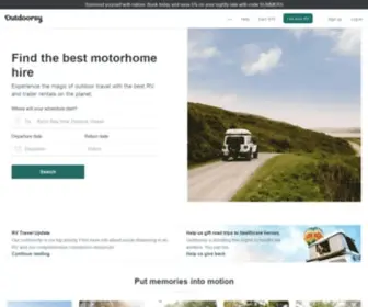 Outdoorsy.com.au(Trusted RV rental marketplace) Screenshot