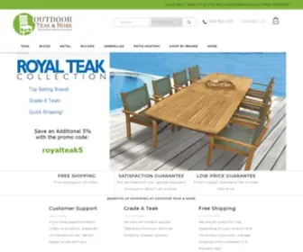 Outdoorteakandmore.com(Outdoor Teak & More) Screenshot