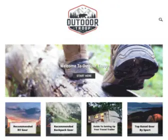 Outdoortroop.com(Outdoor Troop) Screenshot