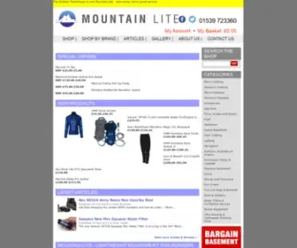 Outdoorwarehouse.co.uk(Aarn Packs) Screenshot