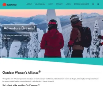 Outdoorwomensalliance.com(Outdoor Women's Alliance) Screenshot