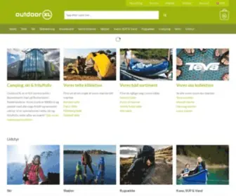 Outdoorxl.dk(Tents, Camping Gear, Ski, Snowboard and Outdoor Clothing) Screenshot