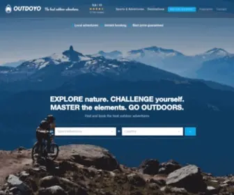 Outdoyo.com(The Best Outdoor Adventures) Screenshot