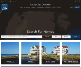 Outerbanker.com(Outer Banks real estate for sale) Screenshot