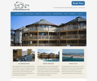 Outerbanksbeachclubresort.com(Outer Banks NC Oceanfront Resort) Screenshot