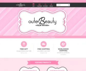 Outerbeautycosmetics.com(Outer Beauty Auto) Screenshot