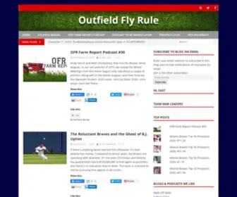Outfieldflyrule.com(Outfield Fly Rule) Screenshot