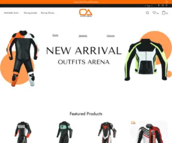 Outfitsarena.com(Leather Motorbike Racing Suits) Screenshot