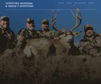 Outfittingmontana.com(Outfitting Montana & Triple T Outfitting) Screenshot